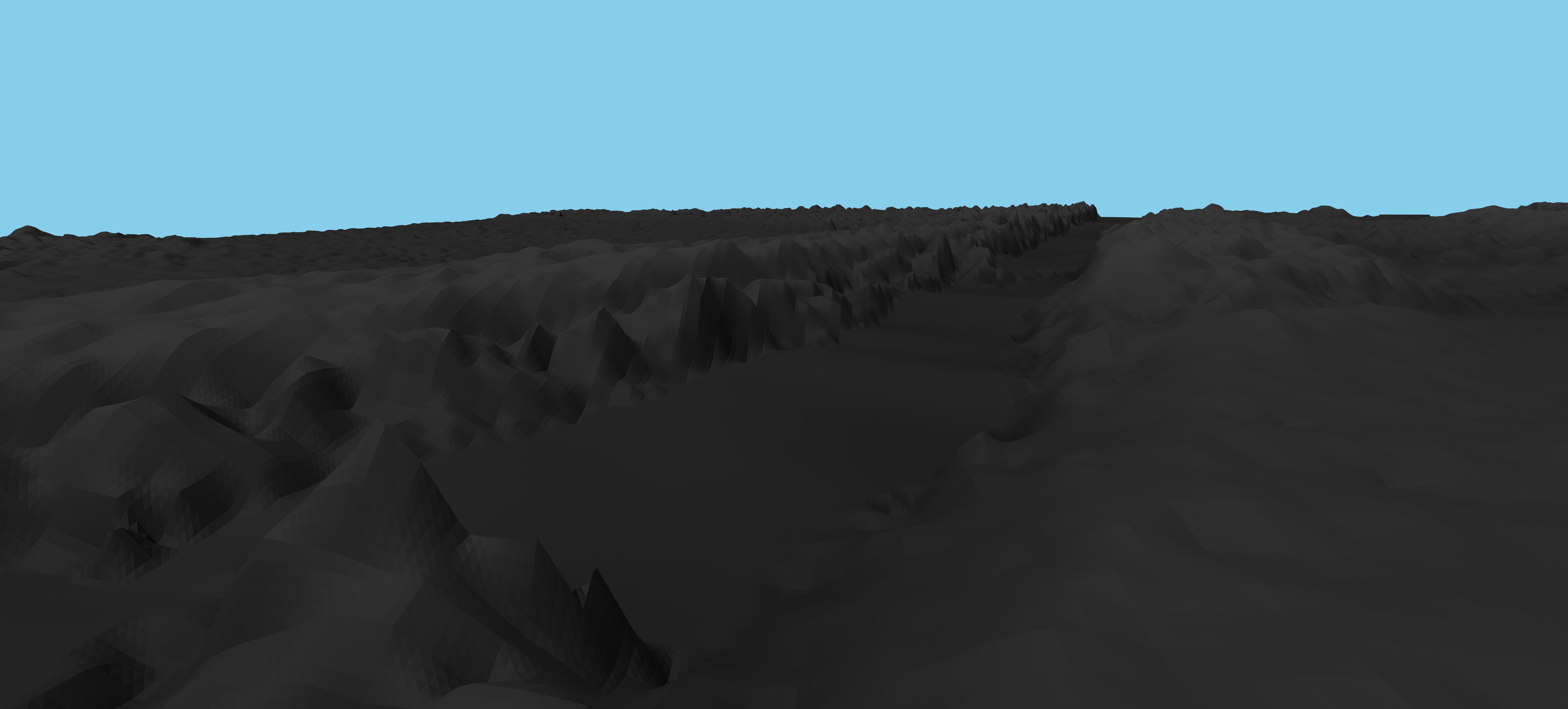 Raw GeoTIFF Terrain Data without Smoothing